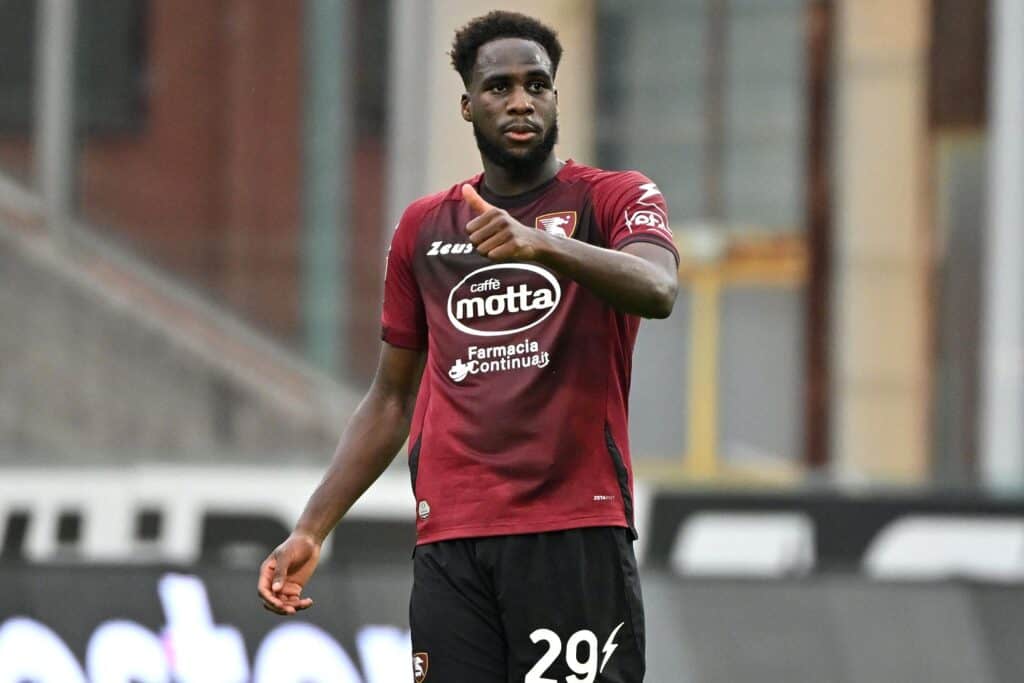 esultanza gol Dia, Salernitana-Verona