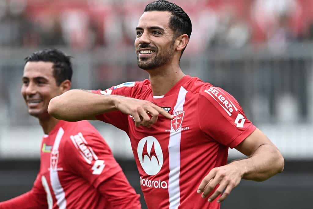 esultanza gol Pablo Marì, Monza-Spezia