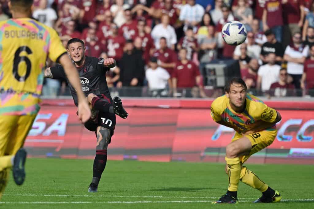 gol Mazzocchi, Salernitana-Spezia