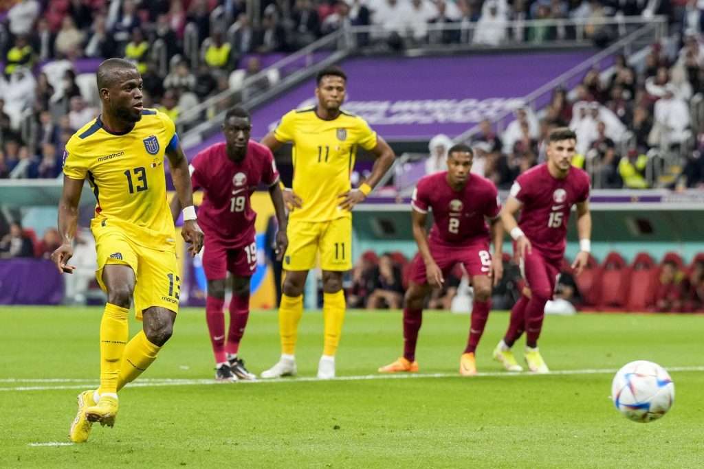 Gol Enner Valencia, Qatar-Ecuador
