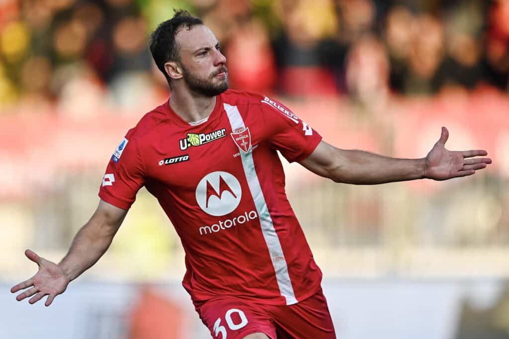 esultanza gol Carlos Augusto, Monza-Verona