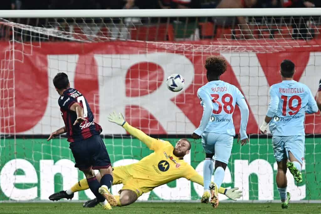 gol Orsolini, Monza-Bologna