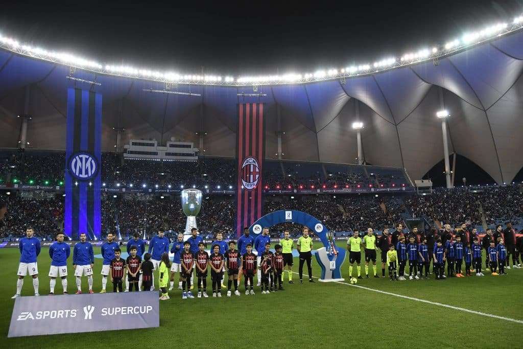 Inter-Milan, formazioni Supercoppa