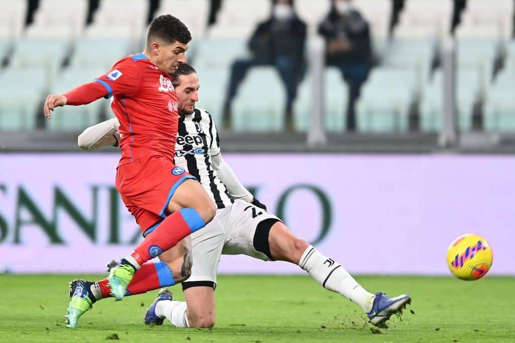 Rabiot-Di Lorenzo, Juventus-Napoli