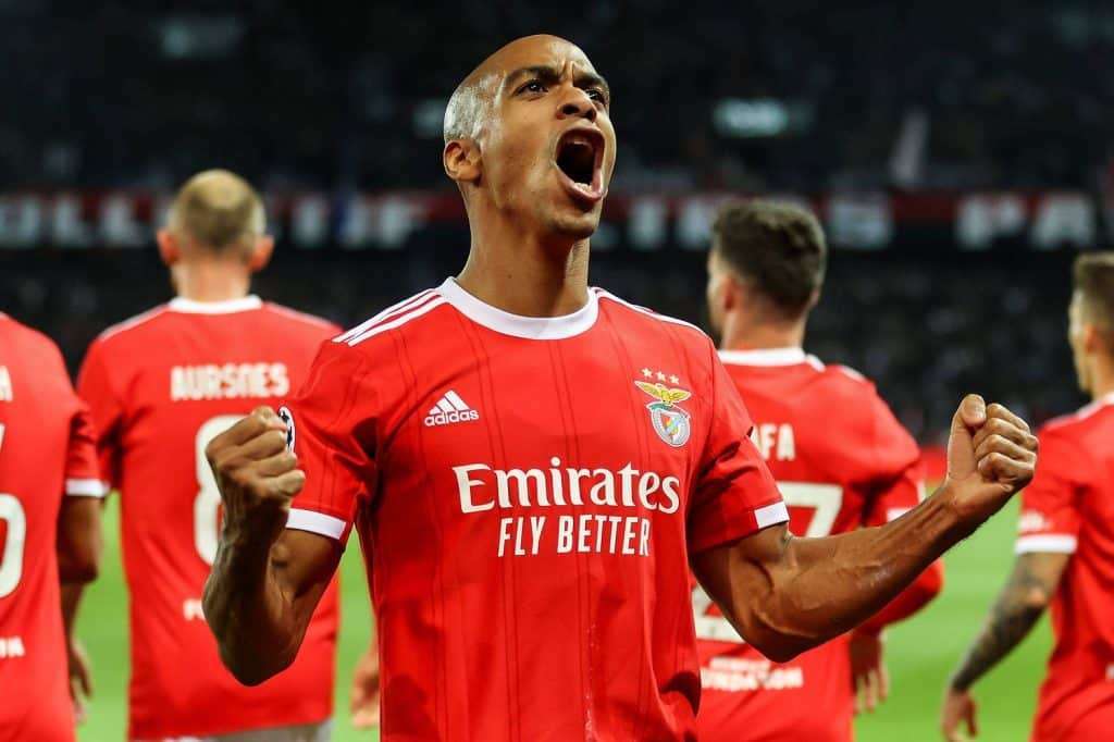 Esultanza Joao Mario, Benfica