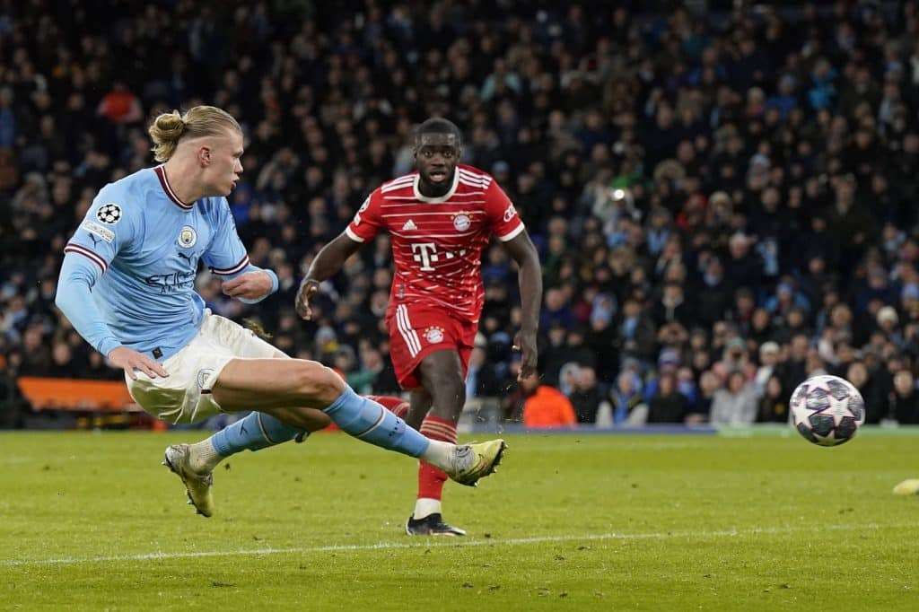 Gol Haaland, Manchester City-Bayern Monaco