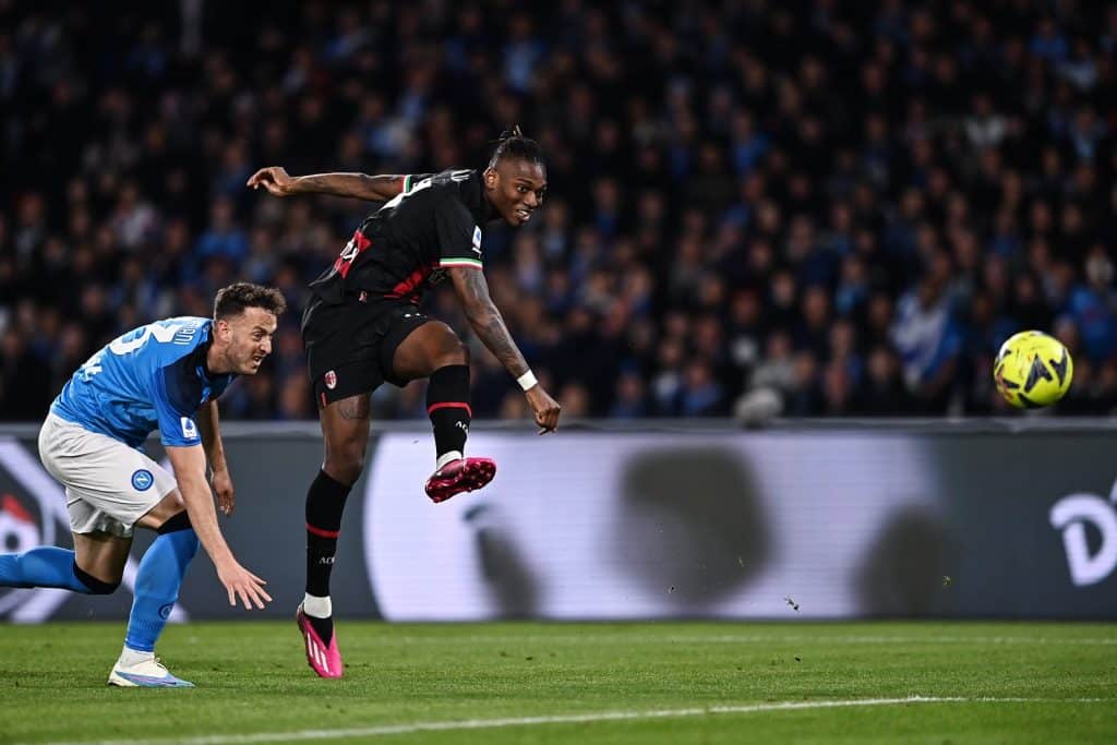 Gol Leao, Napoli-Milan