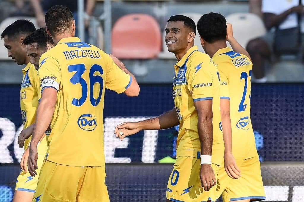 Esultanza gol Frosinone