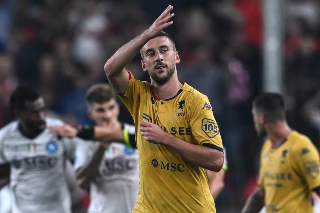 Esultanza gol Bani, Genoa