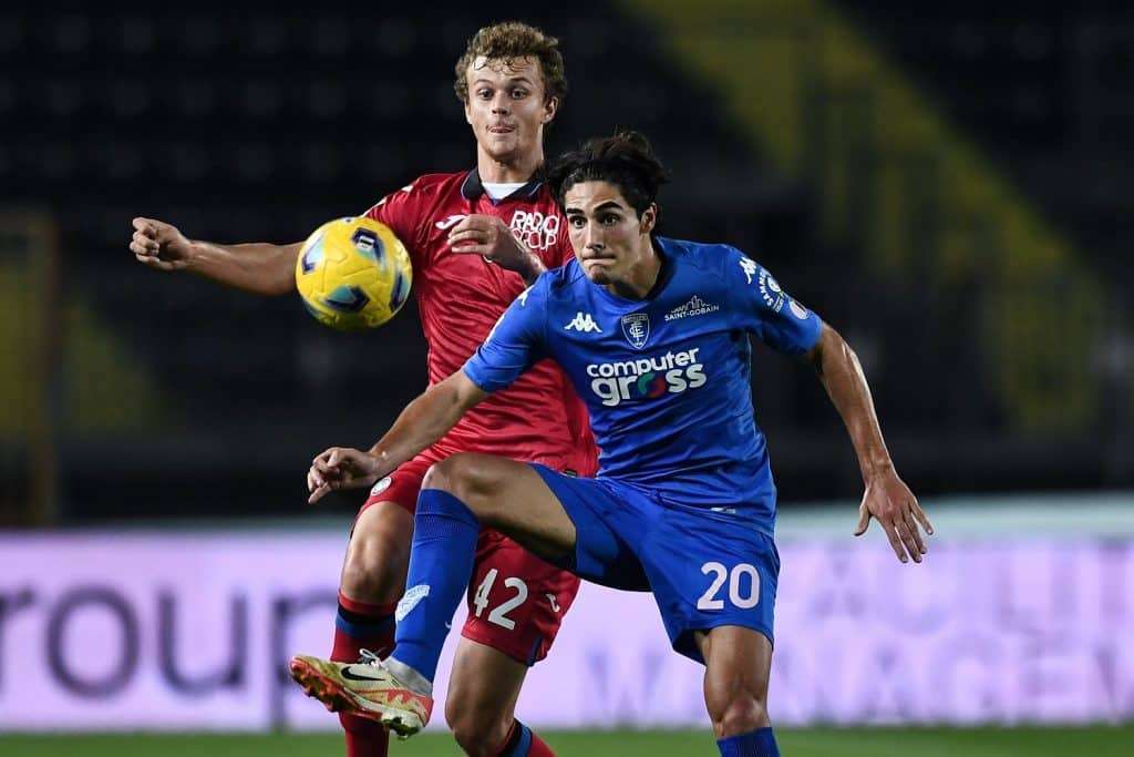 Cancellieri e Scalvini durante Empoli-Atalanta