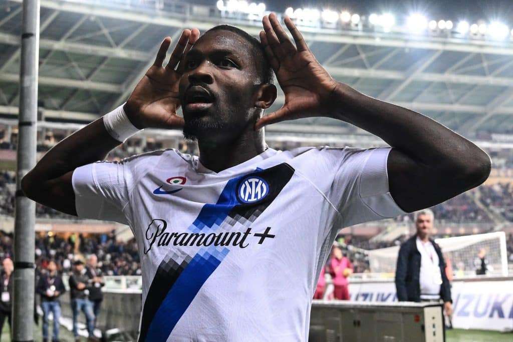 Esultanza Gol Marcos Thuram, Torino-Inter