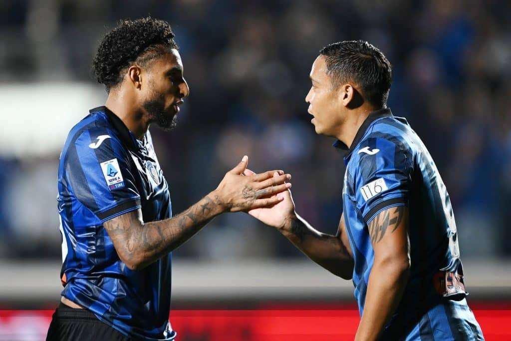 Esultanza gol Ederson e Muriel, Atalanta