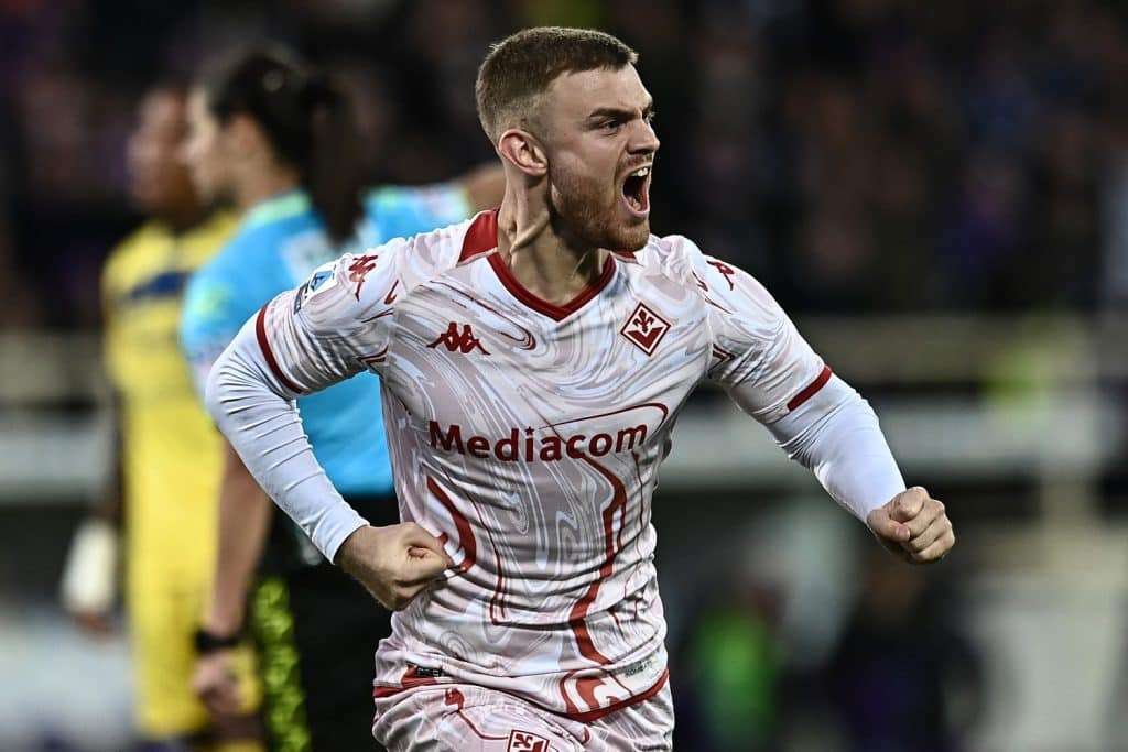 Esultanza Beltran, Fiorentina-Verona