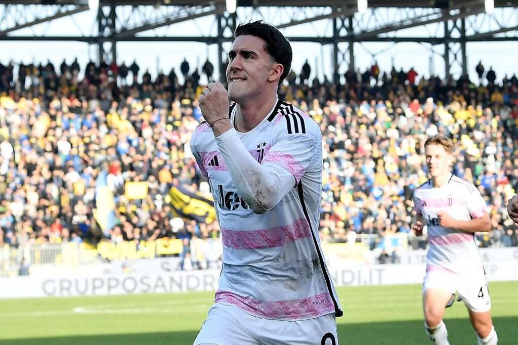Esultanza gol Vlahovic, Juventus