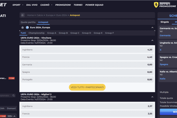 Promozione Powbet: 150€ Bonus Scommesse EURO 2024