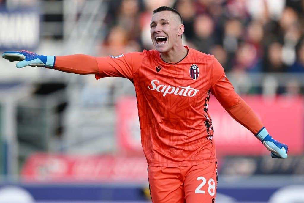 Skorupski, portiere Bologna