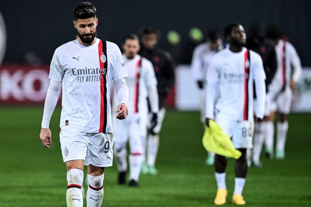 delusione Giroud, Milan