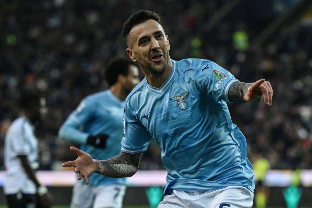Esultanza gol Vecino, Udinese-Lazio