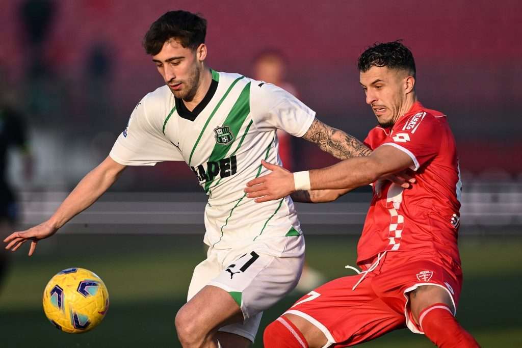 Mattia Viti e Dany Mota durante Monza-Sassuolo