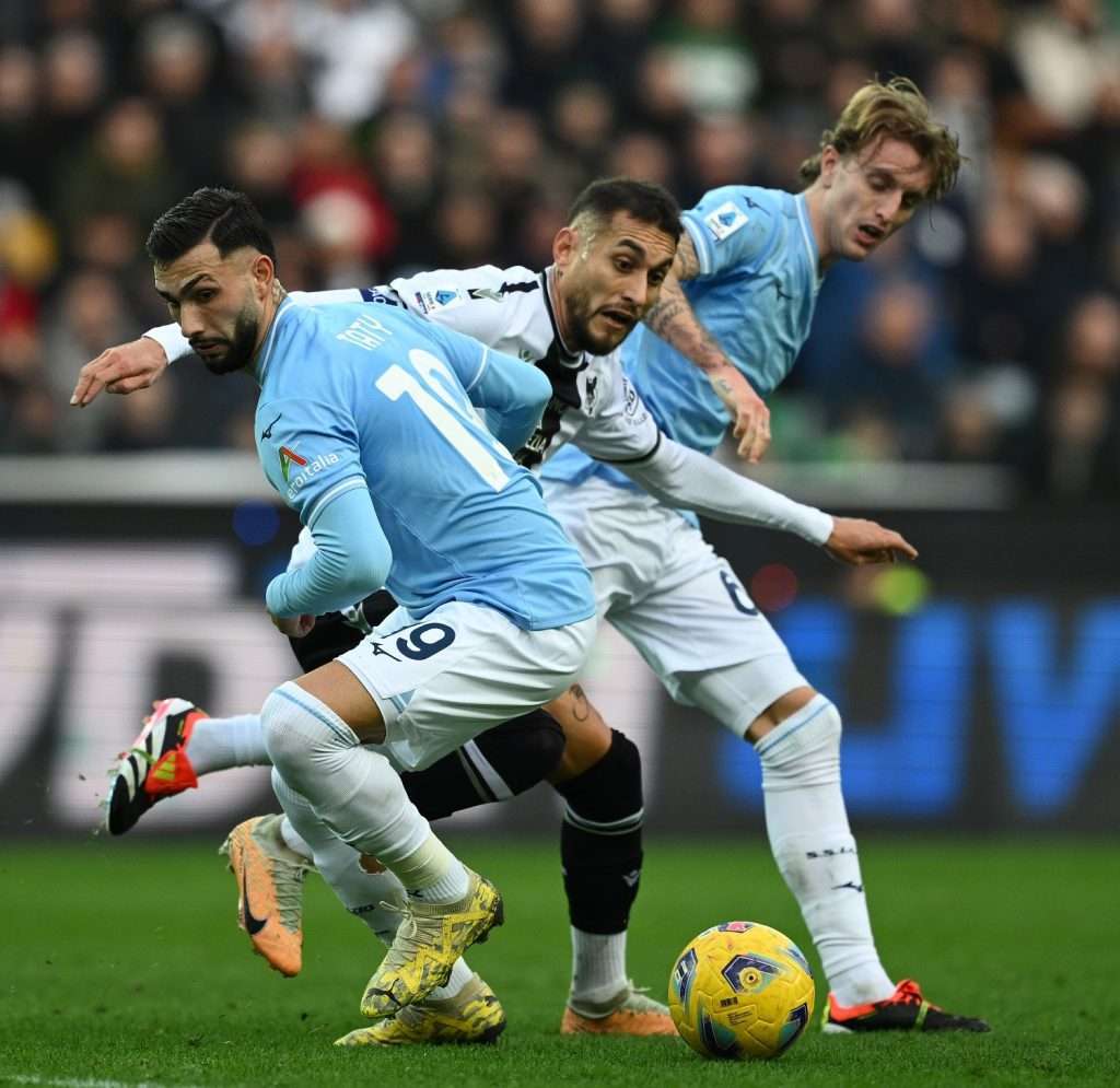 Castellanos e Pereyra durante Udinese-Lazio
