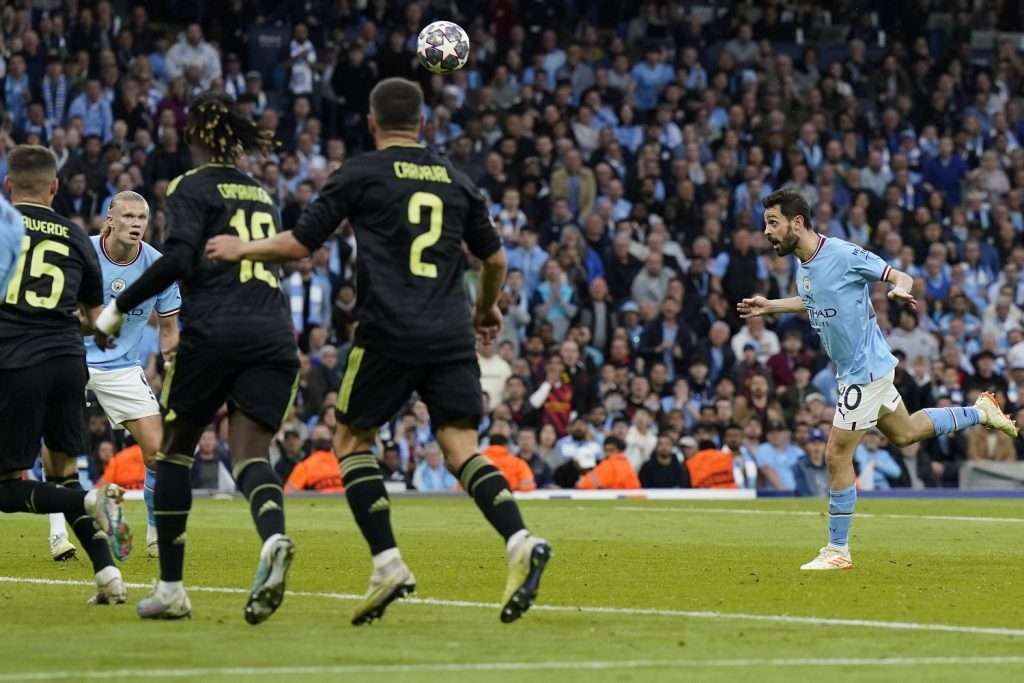 Gol Bernardo Silva, Manchester City-Real Madrid