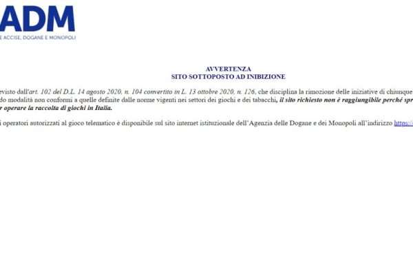 Casino non AAMS: perché vengono Oscurati in Italia?