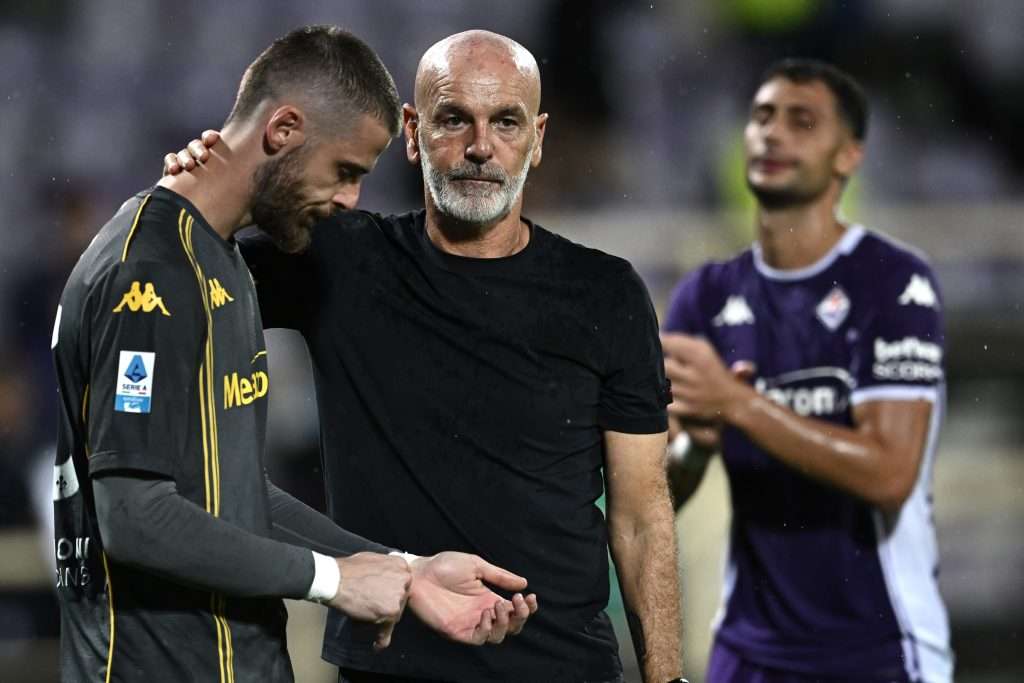 Pioli e De Gea, Fiorentina